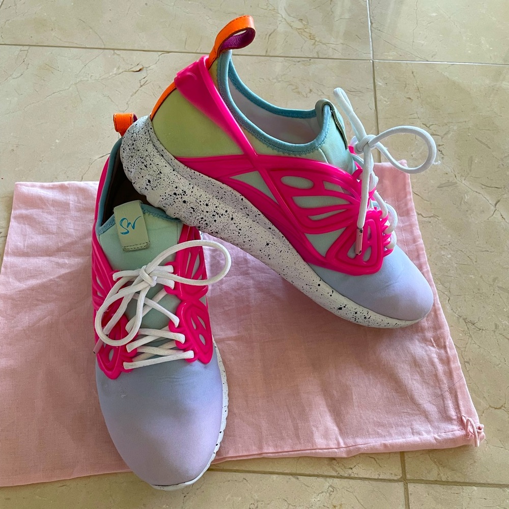 Sophia Webster Fly by Sneaker size 9.5, Pre-loved, Good condition!